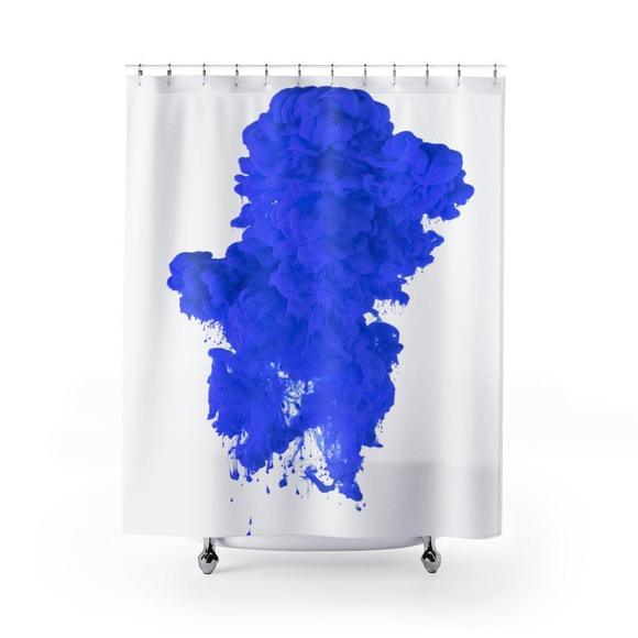 Acrylic Blue Ink Water Stylish Design 71
